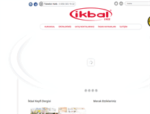 Tablet Screenshot of ikbalgida.com
